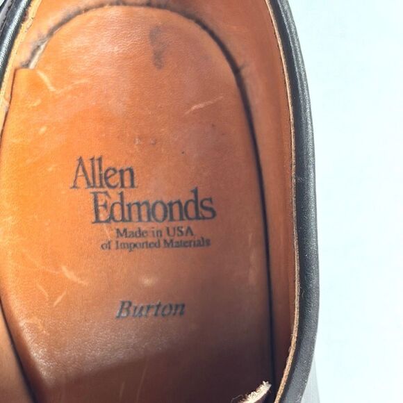 Allen Edmonds Buxton Brown Leather Dress Shoes Derby Style size 9 - Picture 11 of 13
